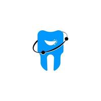 icona creativa per il trattamento dei denti e la cura dei denti vettore