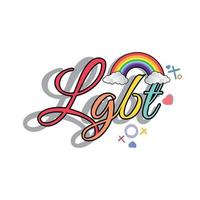 sfondo di orgoglio gay. giorno lgbt. illustrazione vettoriale con stile realistico colorato. adesivi, volantini, disegni del logo.