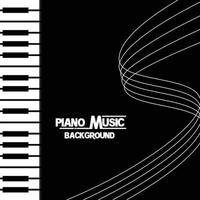 vettore logo strumento musicale pianoforte, design dello sfondo, serigrafia, adesivi e azienda