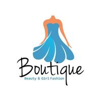 modello vettoriale di progettazione logo boutique