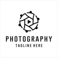 fotografia logo design ispirazione vettoriale