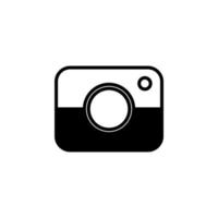 fotocamera, fotografia, digitale, foto icona linea continua illustrazione vettoriale modello logo. adatto a molti scopi.