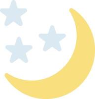 illustrazione vettoriale luna su uno sfondo simboli di qualità premium. icone vettoriali per il concetto e la progettazione grafica.