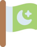 illustrazione vettoriale della bandiera del pakistan su uno sfondo. simboli di qualità premium. icone vettoriali per il concetto e la progettazione grafica.