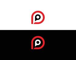 logo iniziale della lettera pp e modello di progettazione dell'icona. vettore