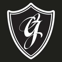 elementi del modello di progettazione dell'icona del logo della lettera g. logotipo, etichetta, emblema. vettore