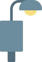 illustrazione vettoriale di lampione stradale su uno sfondo. simboli di qualità premium. icone vettoriali per il concetto e la progettazione grafica.