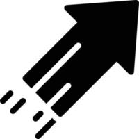 illustrazione vettoriale veloce della freccia su uno sfondo. simboli di qualità premium. icone vettoriali per il concetto e la progettazione grafica.