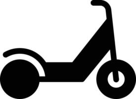 illustrazione vettoriale di scooter elettrico su uno sfondo simboli di qualità premium icone vettoriali per il concetto e la progettazione grafica.
