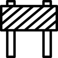 illustrazione vettoriale di barriera su uno sfondo. simboli di qualità premium. icone vettoriali per il concetto e la progettazione grafica.