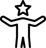illustrazione vettoriale stella su uno sfondo simboli di qualità premium icone vettoriali per concept e design grafico.
