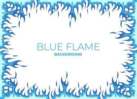 set di fiamme blu illustrazione vettoriale elemento, sfondo, cornice, effetti, layout. eps vettoriali 10. cartone animato di fiamme.