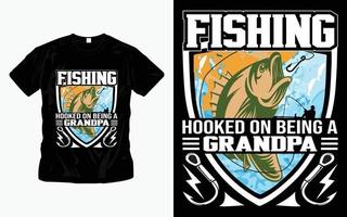 design t-shirt da pesca