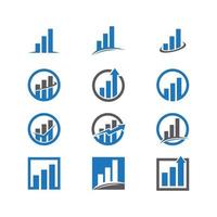 set di vettore logo finanza aziendale