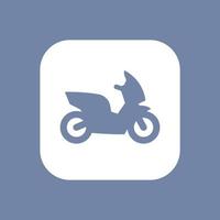 icona scooter, moto, pittogramma scooter, icona isolata, illustrazione vettoriale