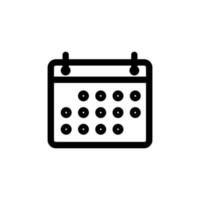 calendario calendario programma icone illustrazione vettoriale modello logo