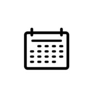 calendario calendario programma icone illustrazione vettoriale modello logo