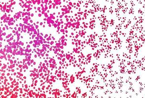 sfondo vettoriale viola chiaro, rosa con forme di bolle.