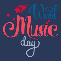 giornata mondiale della musica vettore
