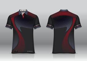 polo design uniforme per gli sport all'aria aperta vettore