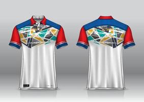 polo design uniforme per gli sport all'aria aperta vettore