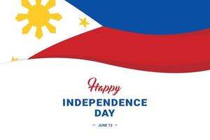 festa dell'indipendenza delle filippine vettore