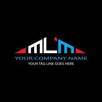 mlm lettera logo design creativo con grafica vettoriale