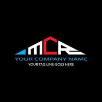 mcr lettera logo design creativo con grafica vettoriale