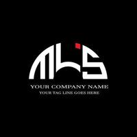 MLS lettera logo design creativo con grafica vettoriale