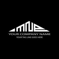 mnp lettera logo design creativo con grafica vettoriale