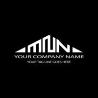 mnn lettera logo design creativo con grafica vettoriale