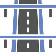 stile icona autostrada vettore