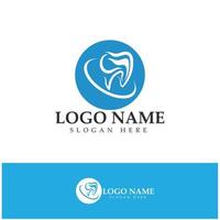 logo dentale design template.creative logo dentista. logo vettoriale della clinica dentale.