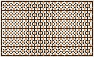sfondo semplice del modello di mosaico delle mattonelle marocchine. vettore