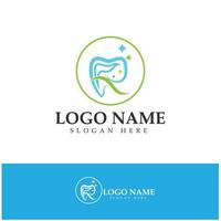 logo dentale design template.creative logo dentista. logo vettoriale della clinica dentale.