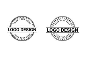 forma di design del logo del cerchio vettore