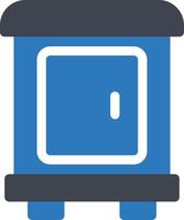 illustrazione vettoriale della cassetta postale su uno sfondo. simboli di qualità premium. icone vettoriali per il concetto e la progettazione grafica.