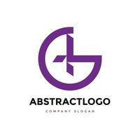 design minimalista moderno e creativo dell'icona del logo della lettera g. vettore