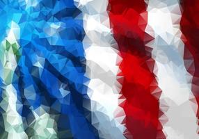Polygonal American Flag Background Vector Two 