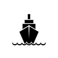 illustrazione grafica vettoriale dell'icona della nave