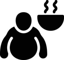 illustrazione vettoriale di zuppa calda su uno sfondo. simboli di qualità premium. icone vettoriali per il concetto e la progettazione grafica.