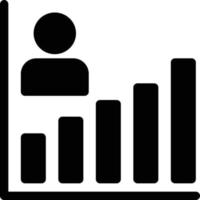 illustrazione vettoriale del grafico della popolazione su uno sfondo. simboli di qualità premium. icone vettoriali per il concetto e la progettazione grafica.