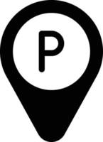 illustrazione vettoriale della posizione di parcheggio su uno sfondo. simboli di qualità premium. icone vettoriali per il concetto e la progettazione grafica.