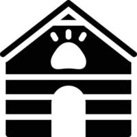 illustrazione vettoriale della casa del cane su uno sfondo simboli di qualità premium icone vettoriali per il concetto e la progettazione grafica.