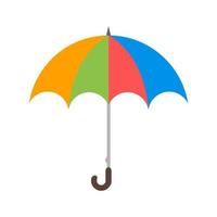 icona della linea dell'ombrello vettore