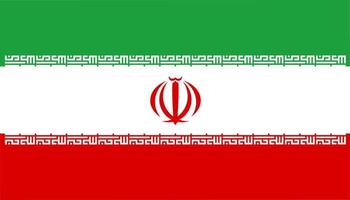 bandiera nazionale dell'Iran vettore