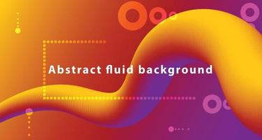 sfondo astratto gradiente fluido 3d, colorato e moderno nei concetti della stagione estiva, forme di flusso di illustrazione vettoriale. onda liquida vettore