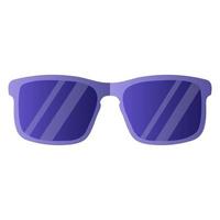 occhiali da sole. protezione solare per gli occhi. indispensabile per la spiaggia. vettore