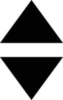 illustrazione del design dell'icona del vettore di ordinamento