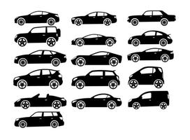 16 Cars Vector Set